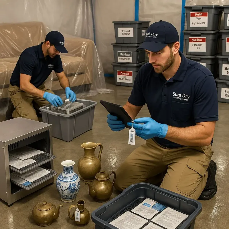 Content Protection and Restoration process in East Greenwich, RI