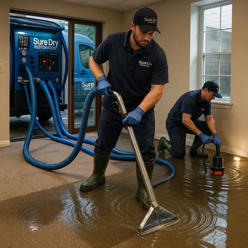 Water Extraction and Removal process in East Greenwich, RI